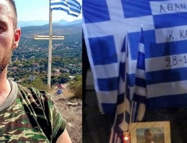 Μνημόσυνο Κωνσταντίνου Κατσίφα σε Βουλιαράτες - Μάνα νεκρού ήρωα: «Μου το 'φαγαν το παιδί οι αλήτες οι Αλβανοί»! (upd)